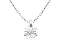 Flower Silver Necklaces SPE-5730